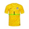 Fotballdrakt Slovenia Jan Oblak 1 Keeper Hjemmetrøye Euro 2024 Kortermet